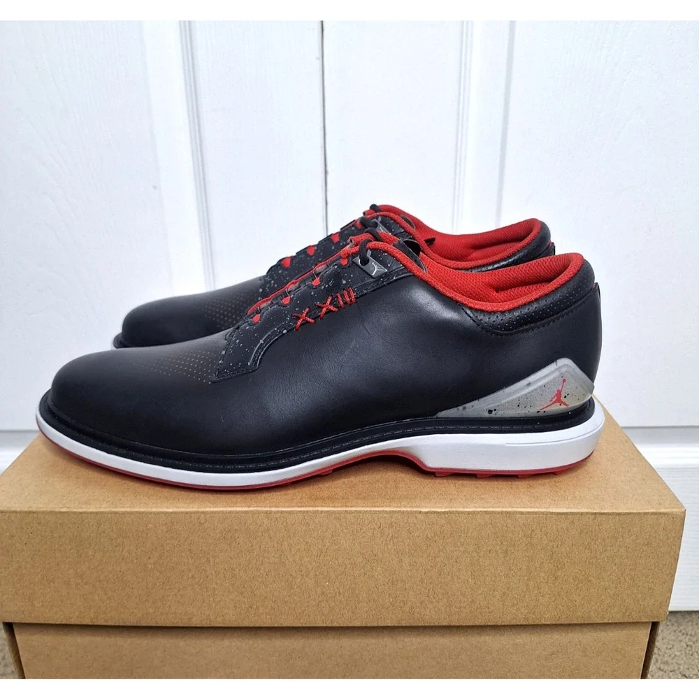 Air Jordan ADG 5 Golf Black Fire Red size 8.5 FQ6642-001 No Box